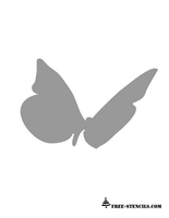 butterfly stencil for wall