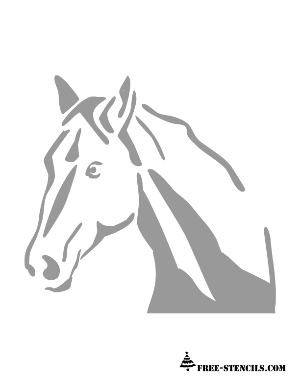 Free Printable Horse Stencil