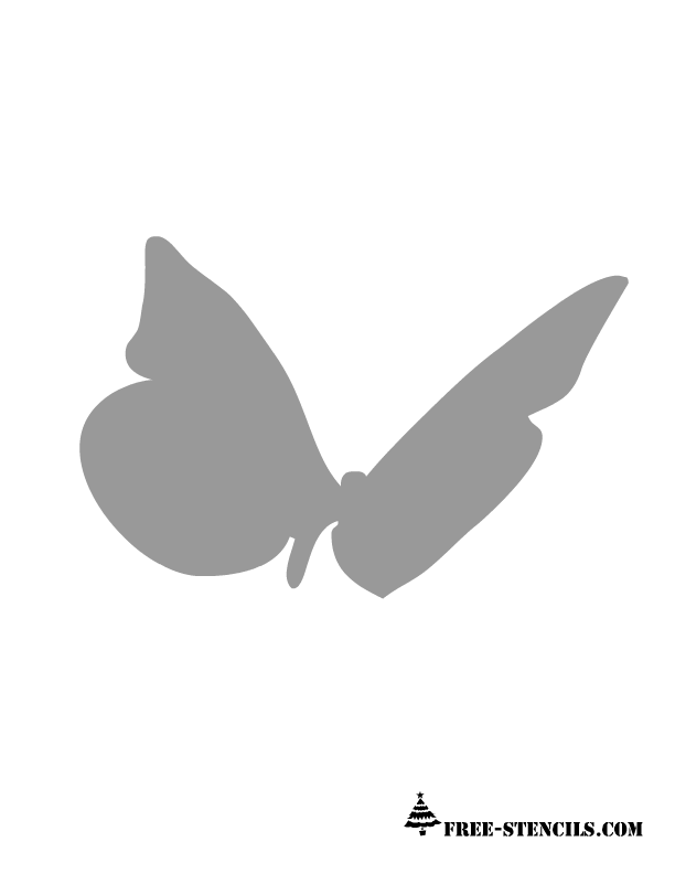 free printable butterfly stencil 2