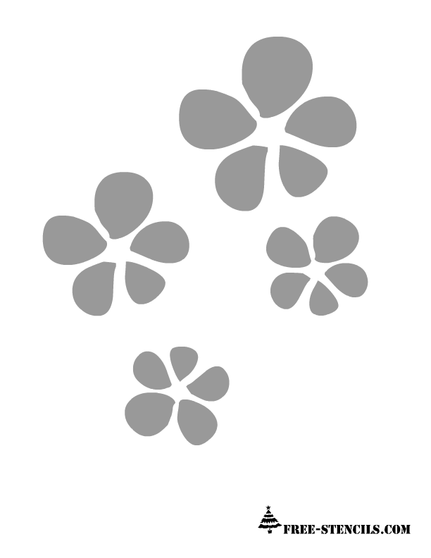 Cherry Blossom Template Flowers Templates Cherry Blossom Paper Flower 