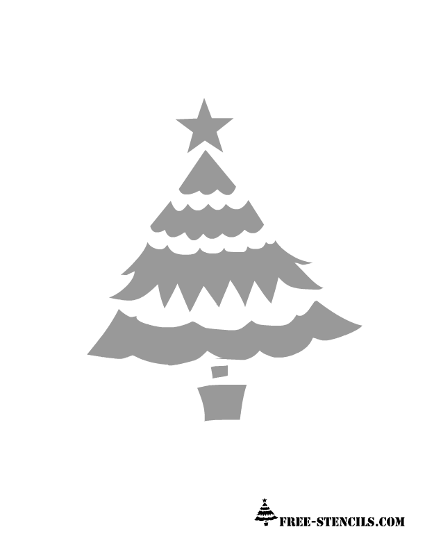 Free Printable Christmas Tree Stencils - Free Printable Stencils