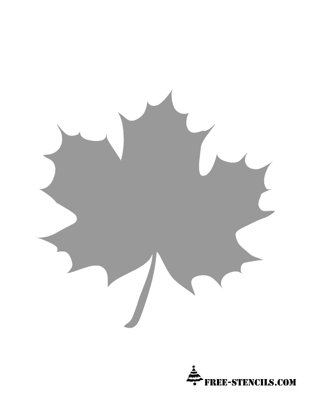 Free Printable Maple Leaf Stencils - Free Printable Stencils