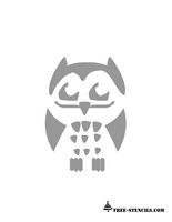 free printable owl stencil